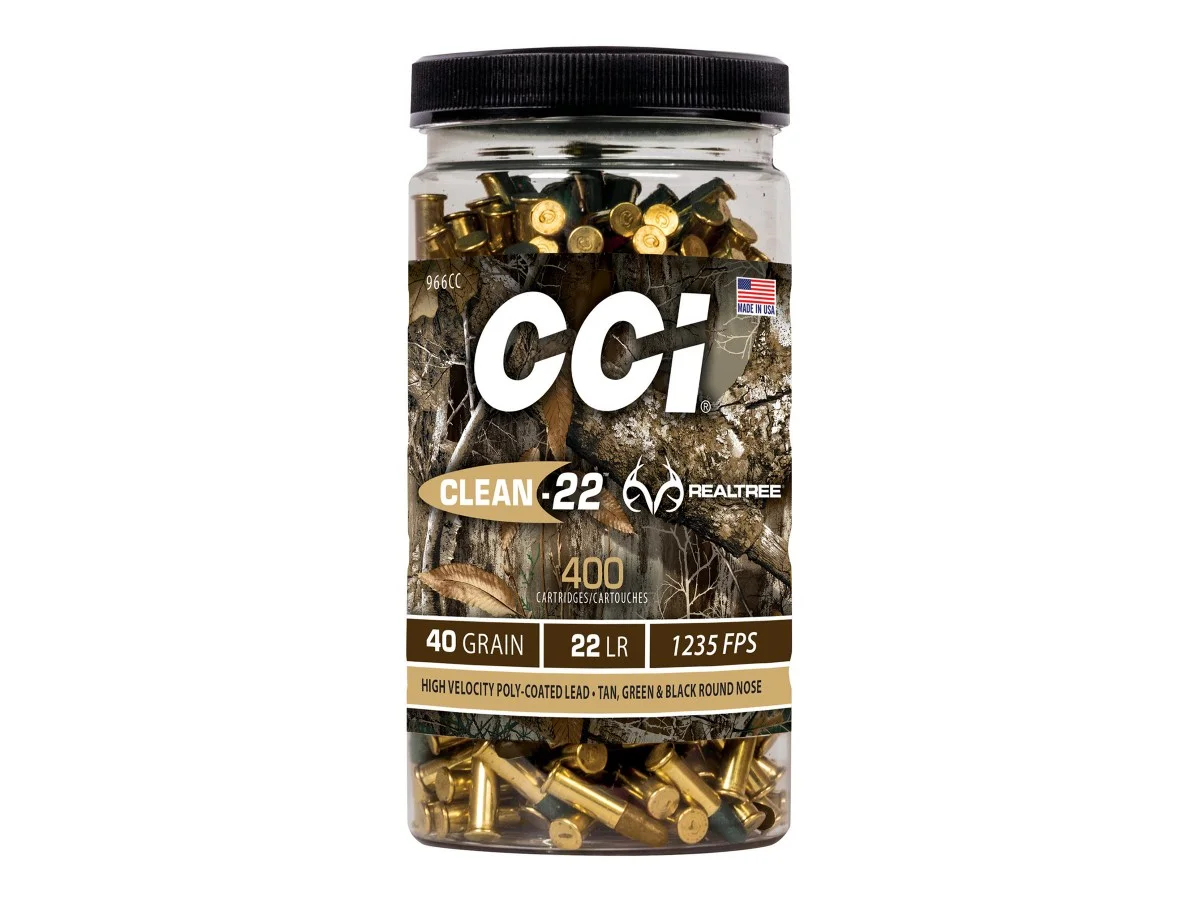 .22LR CCI Clean-22 40gr/2,59g High Velocity Poly-Coated LRN (400ks)