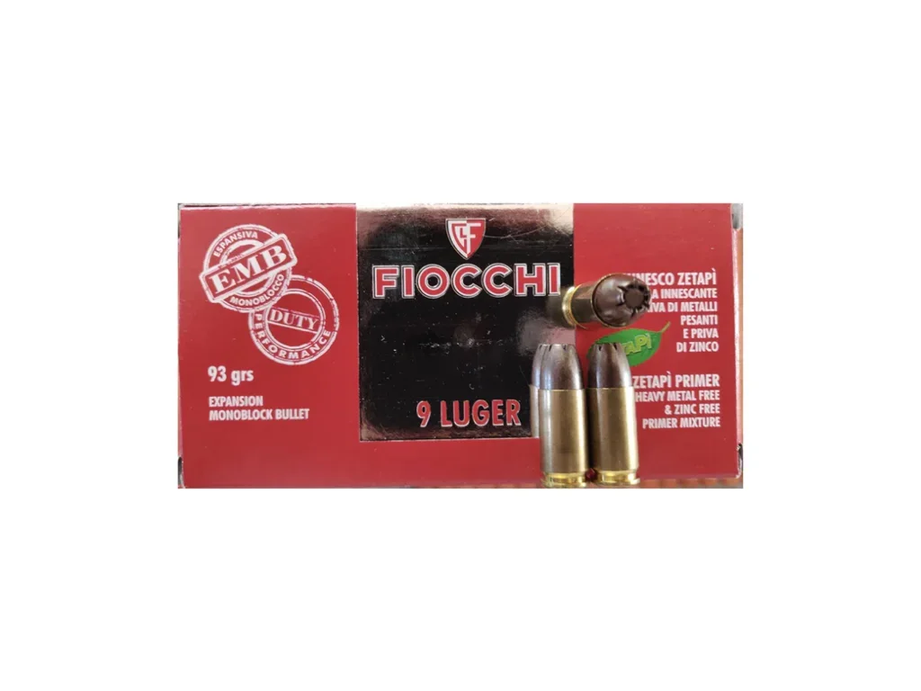 FIOCCHI 9x19mm Luger EMB 93gr (50ks)