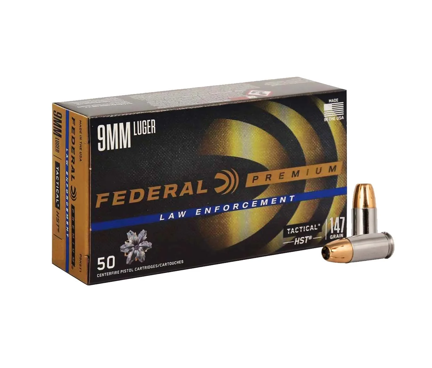 9mm Luger Federal Premium Personal Defense HST 147gr/9,53g JHP (50ks)