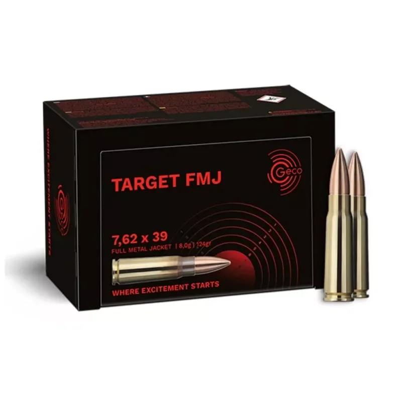 7,62x39 Geco FMJ 124gr/8g