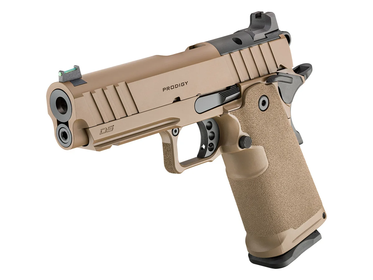 1911 DS PRODIGY 4.25" AOS 9x19mm Luger, Coyote