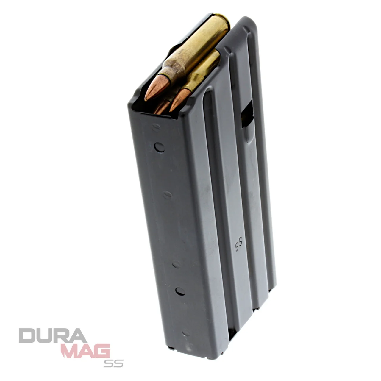 CPD DURAMAG SS 20RD 5.56/300BLK – nerezový zásobník čierny
