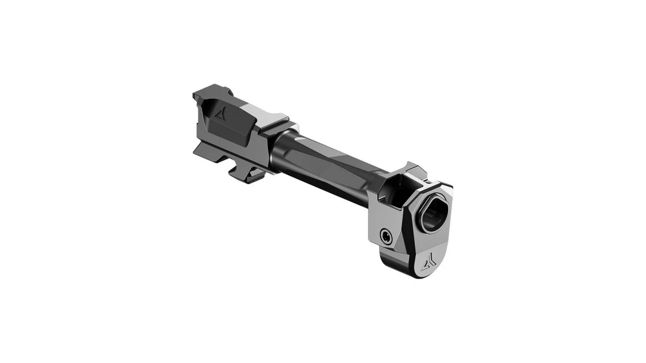 Hlaveň s kompenzátorom Radian Afterburner + Ramjet Glock 43X, Čierna