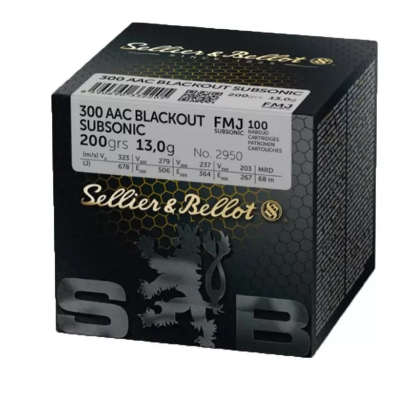 .300 AAC BLK Subsonic Fiocchi 200gr