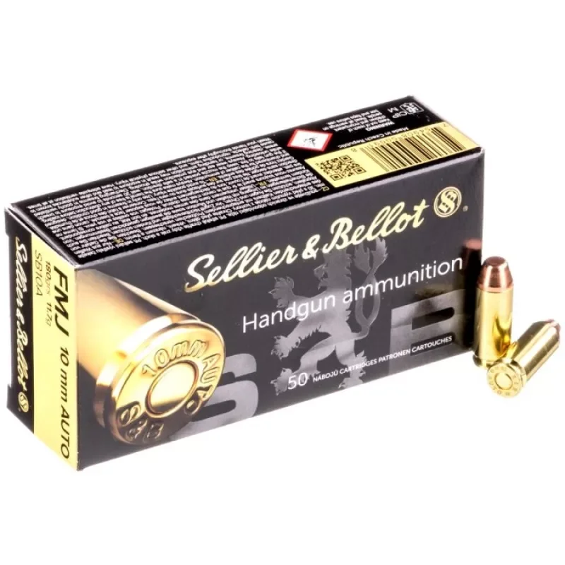 S&B 10mm Auto, FMJ 180gr/11,7g