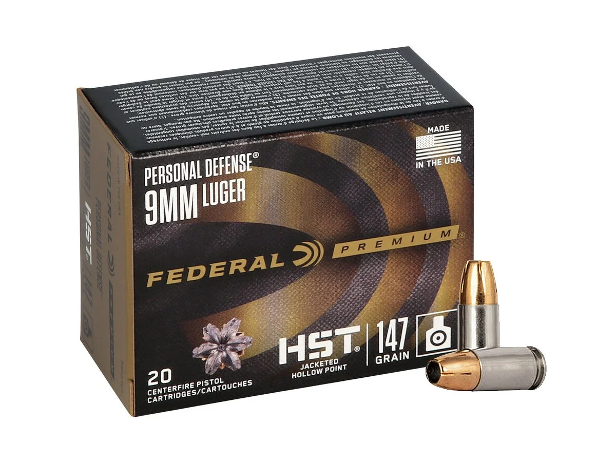 9mm Luger Federal HST 147gr/9,53g JHP
