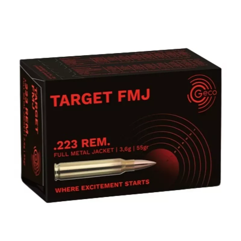 .223 Rem. Geco Target FMJ 55gr/3,6g