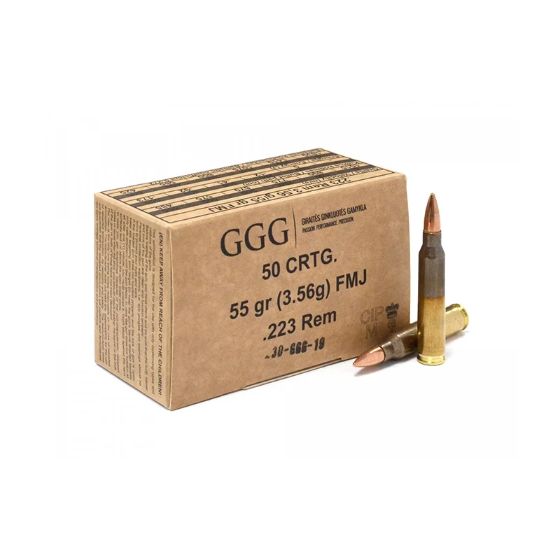 .223 Rem. GGG FMJ 55gr/3,56g (50ks)