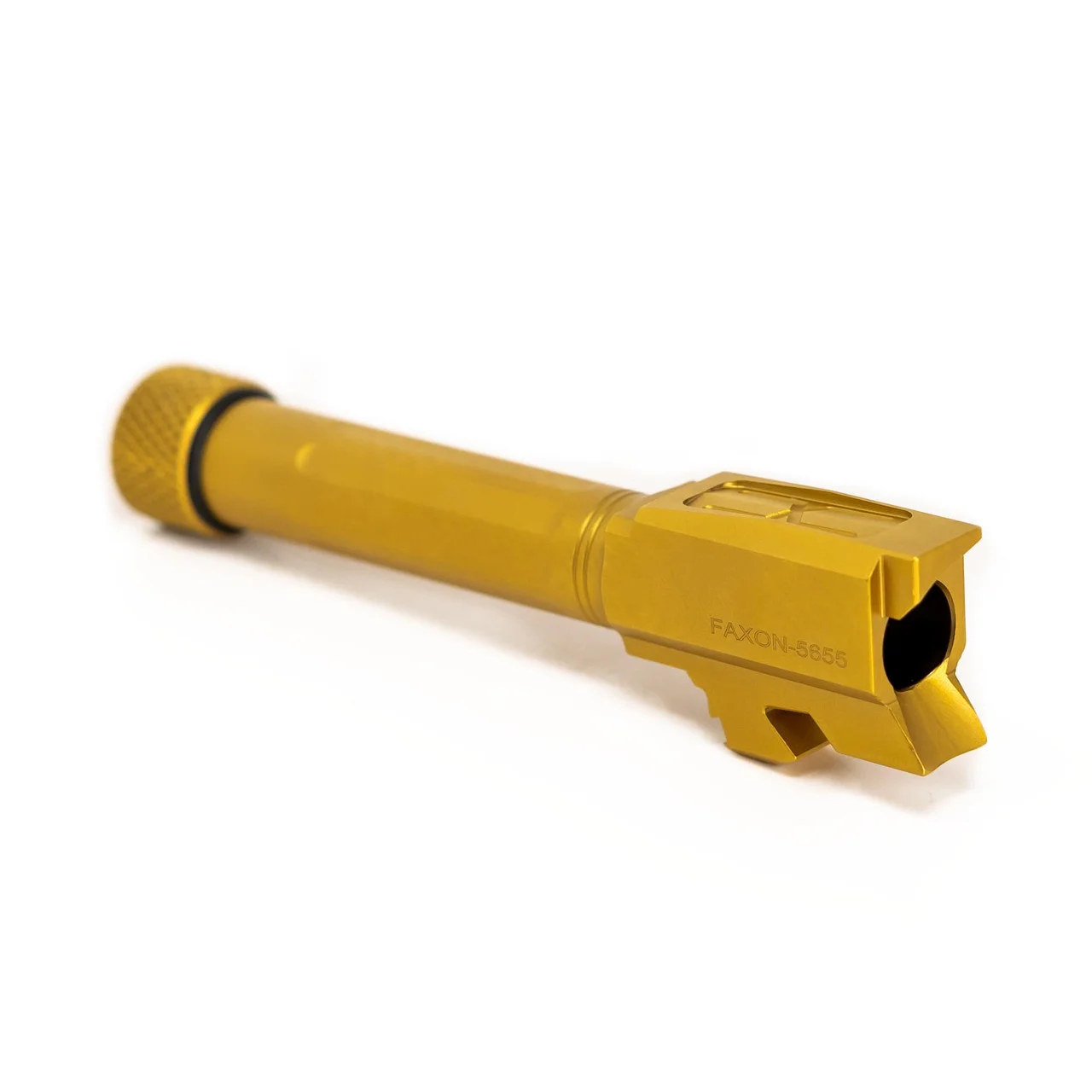 FAXON G43 STRAIGHT FLUTED BARREL, THREADED, TIN PVD