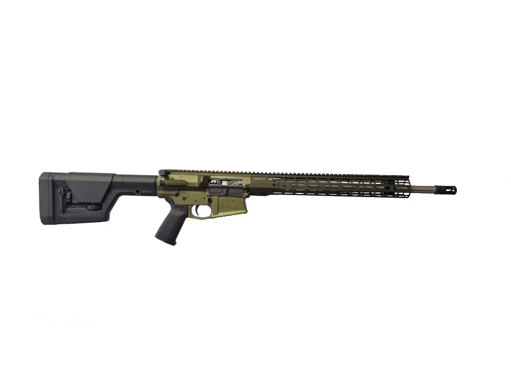 AERO PRECISION M5 COMPLETE RIFLE AR-10 18″ .308 SS FLUTED BAREL CMV BARREL, EM-15 GEN 2 HANDGUARD – ANODIZED ODG