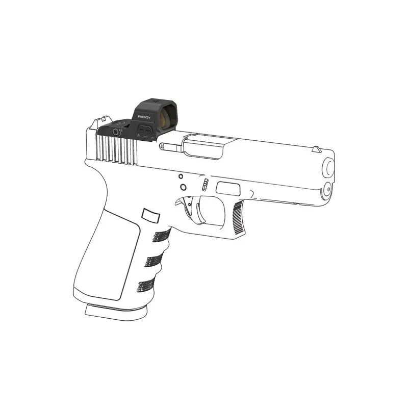 Kolimátor Vector Frenzy 1x16x21 Glock MOS