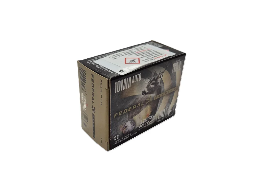 Federal 10mmAuto Trophy Bonded Bear Claw JSP 180gr.