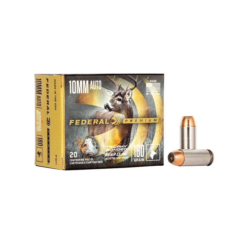 Federal 10mmAuto Trophy Bonded Bear Claw JSP 180gr. (20ks)